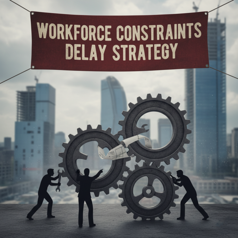 Workforce-constraints delay strategy